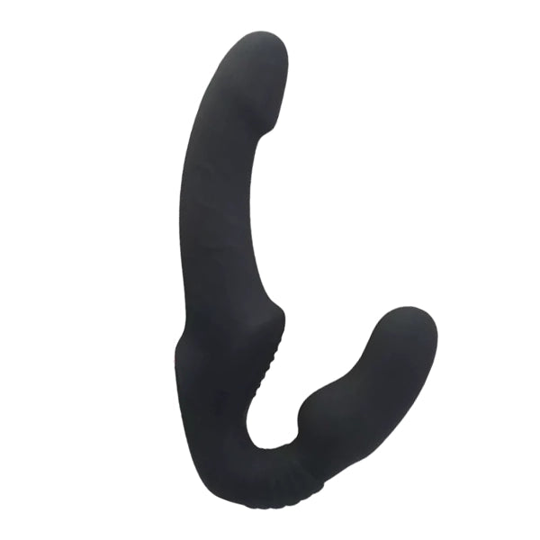 Black Remote Control Strapless Dildo