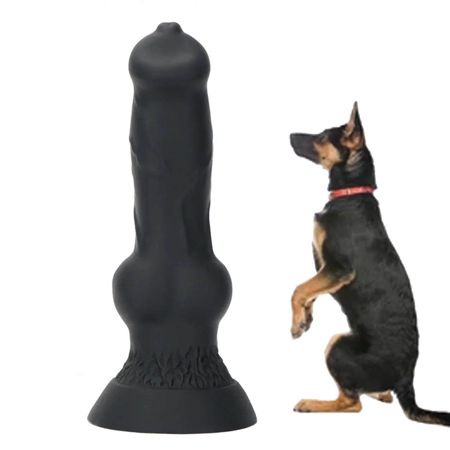 Black Giant Custom Dog 10 Inch Dildo