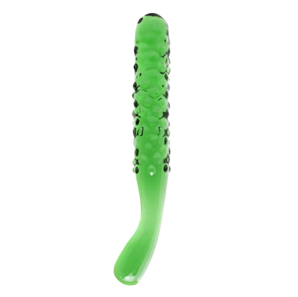 Cucumber Dildo Glass Green sex toy