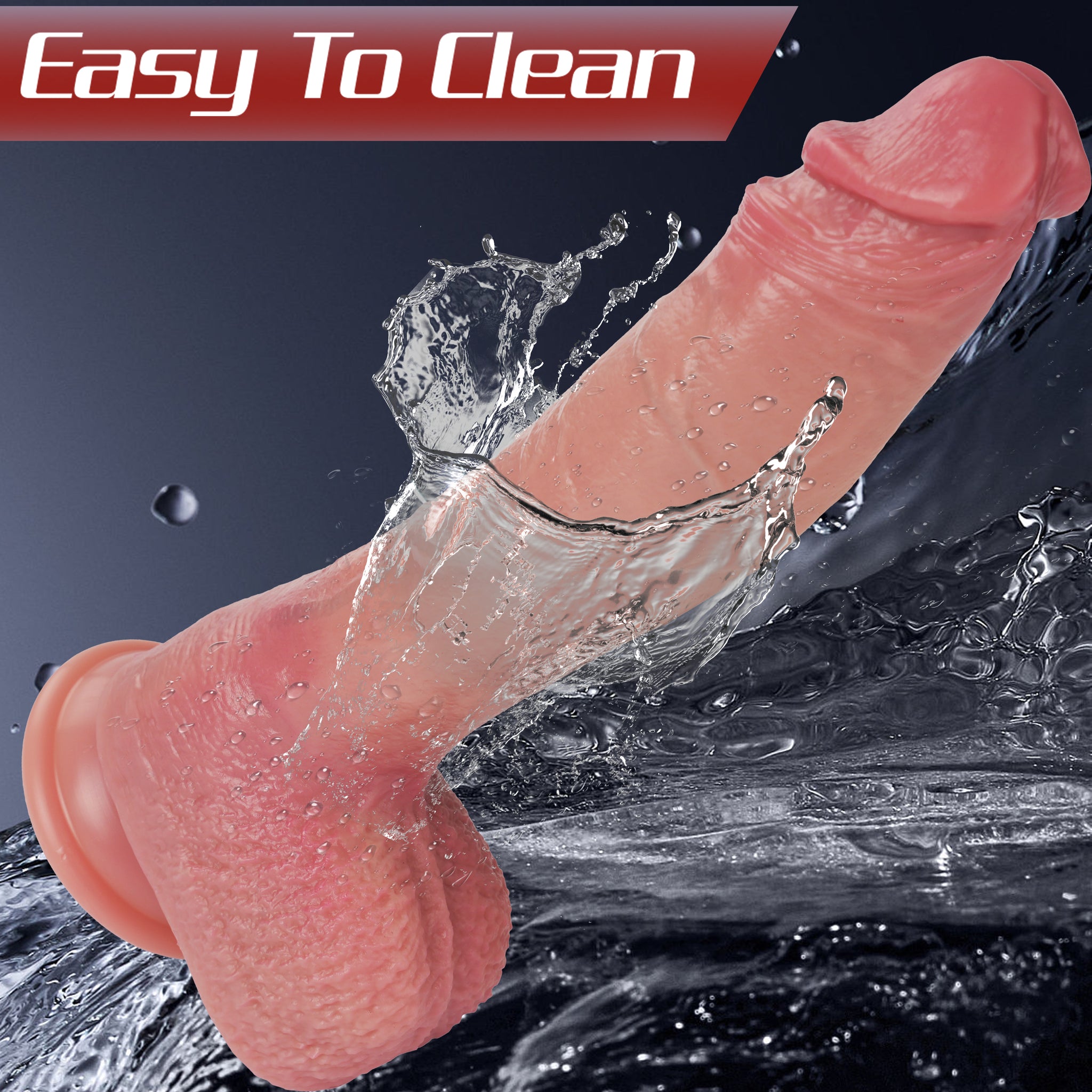 Big Vibrating Dildo 10 inch Thrusting