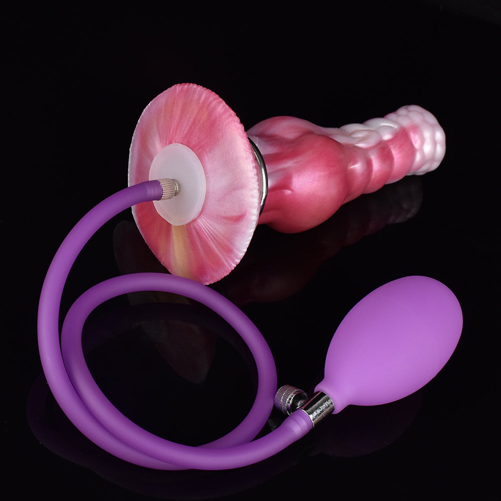 Inflatable Nodule Dildo Anal Toy