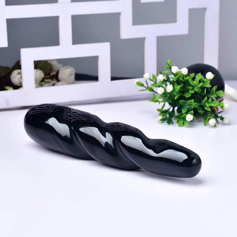 Obsidian Concave and convex massage stick