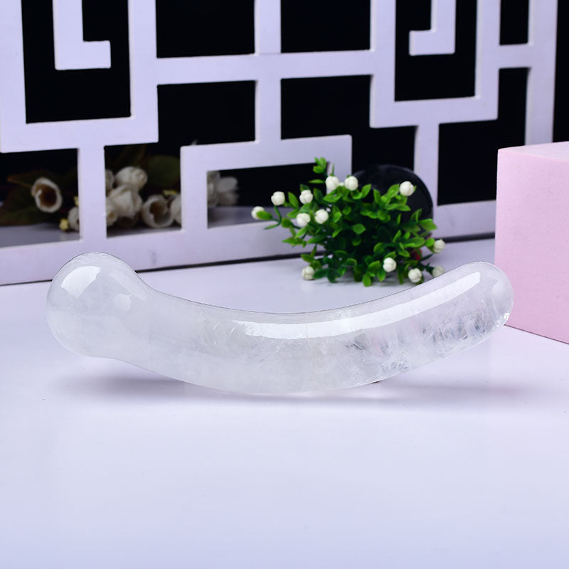 Transparent crystal dildo