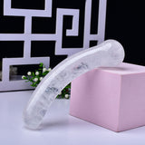 Load image into Gallery viewer, Transparent crystal dildo