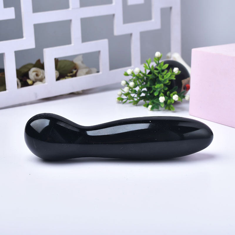 Obsidian Medium Thin Dildo