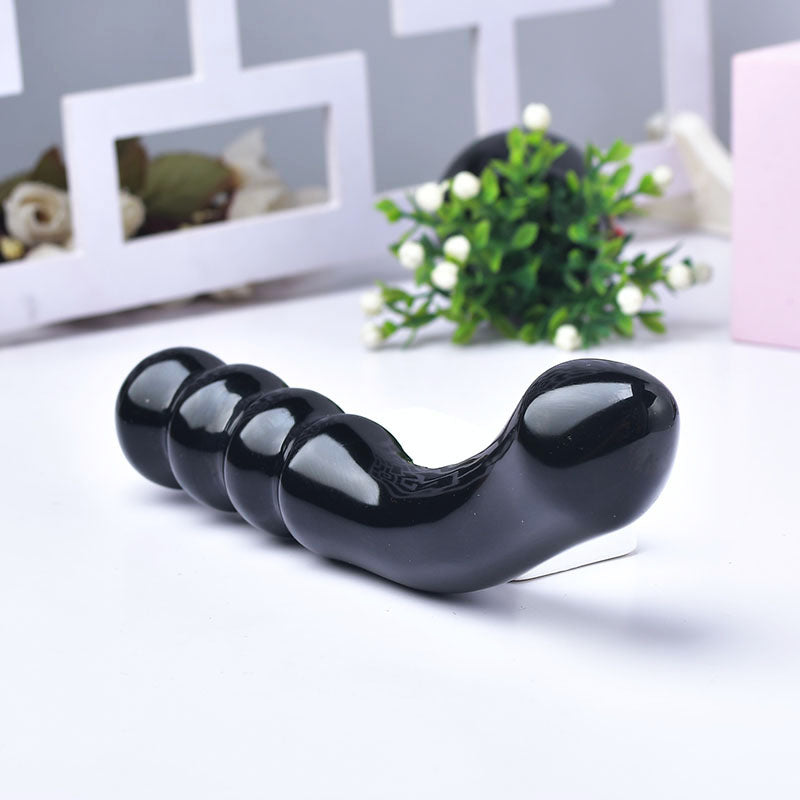 Obsidian Multifunctional Crystal Dildo