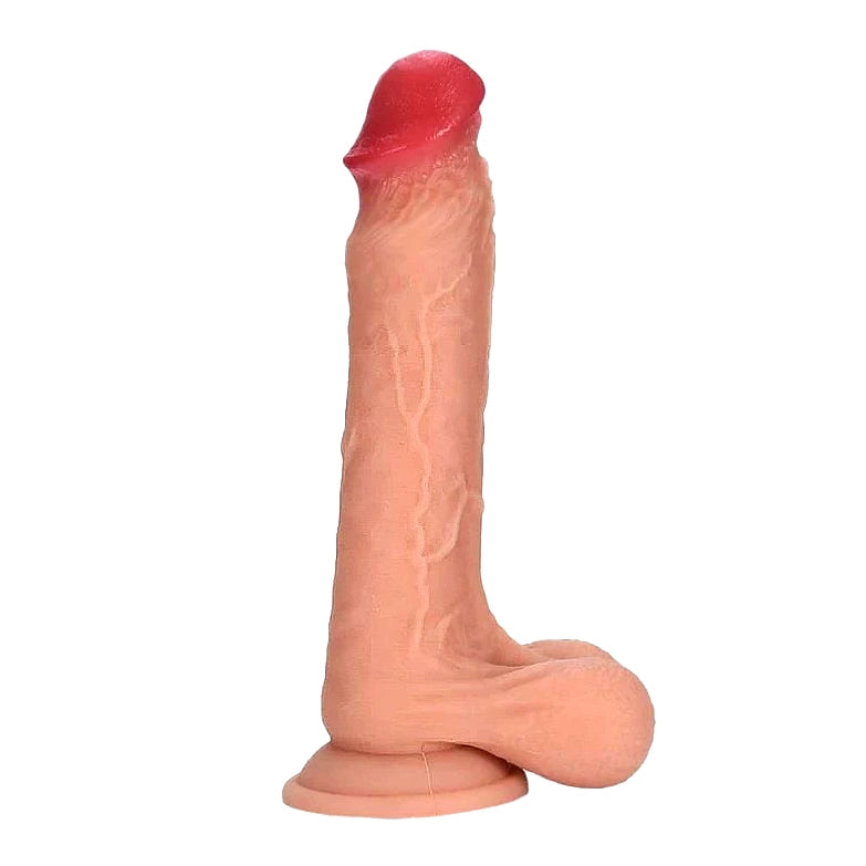 8 Inch Big Silicone Dual Density Dildo