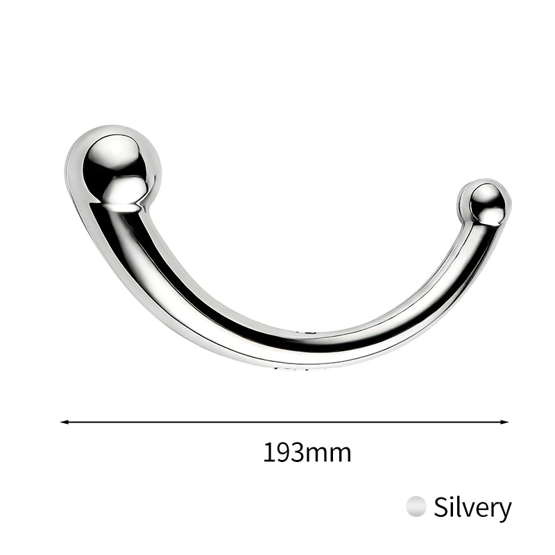 Double Headed Metal  Massage Vibrating Anal Hook