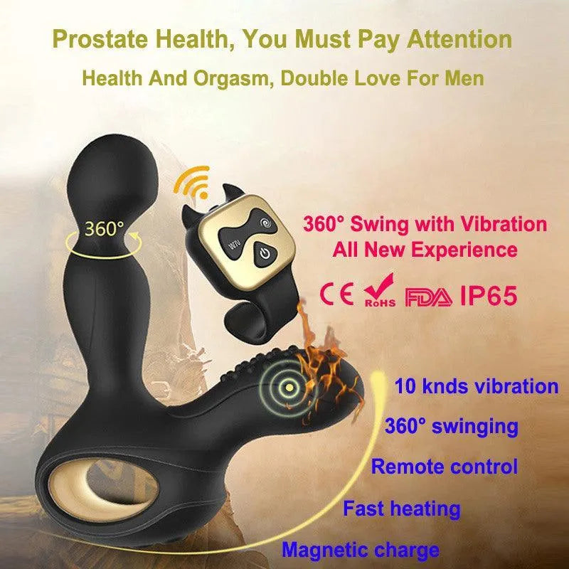 Heating Rotating Male Prostate Massager