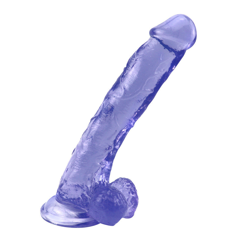 Rubber Dildo 10 inch blue