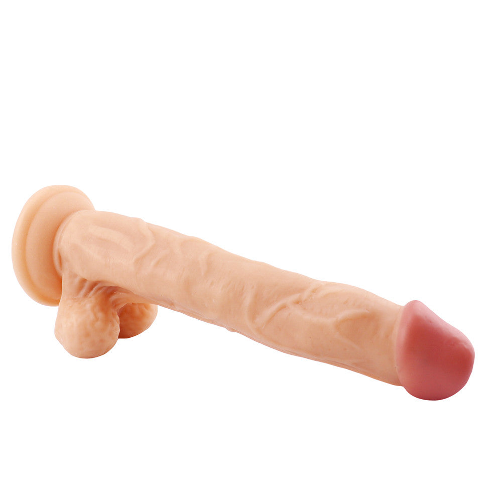 10 inch flesh-colored dildo