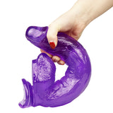 Load image into Gallery viewer, Big thick purple dildo