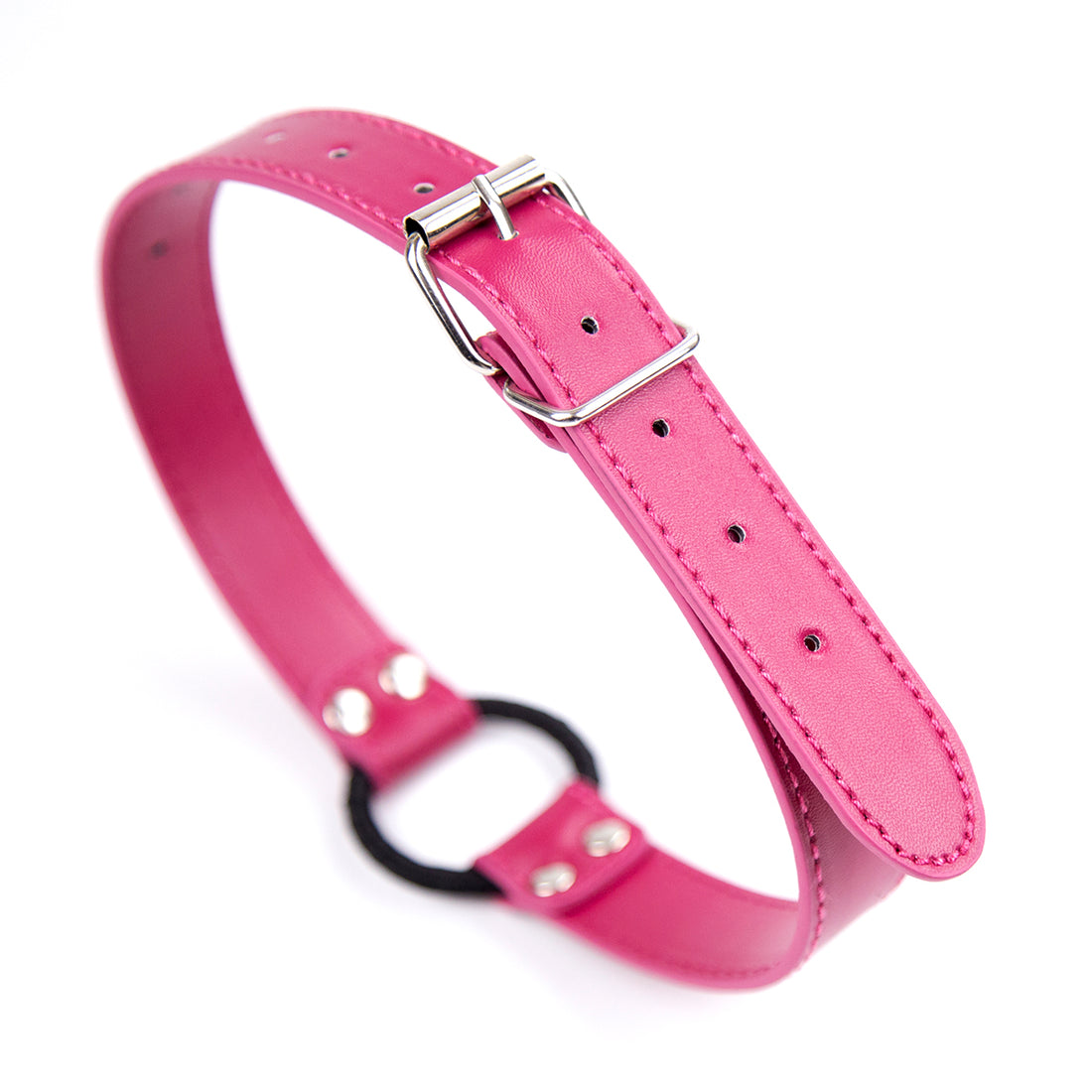 Premium Leather Mouth Bondage O-Ring Gag