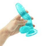 Load image into Gallery viewer, Green curved dildo