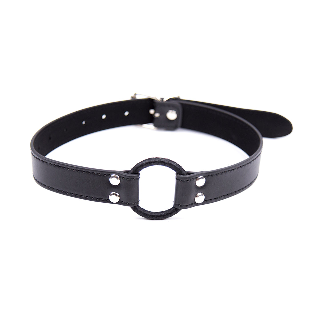 Premium Leather Bondage O-Ring Mouth Gag