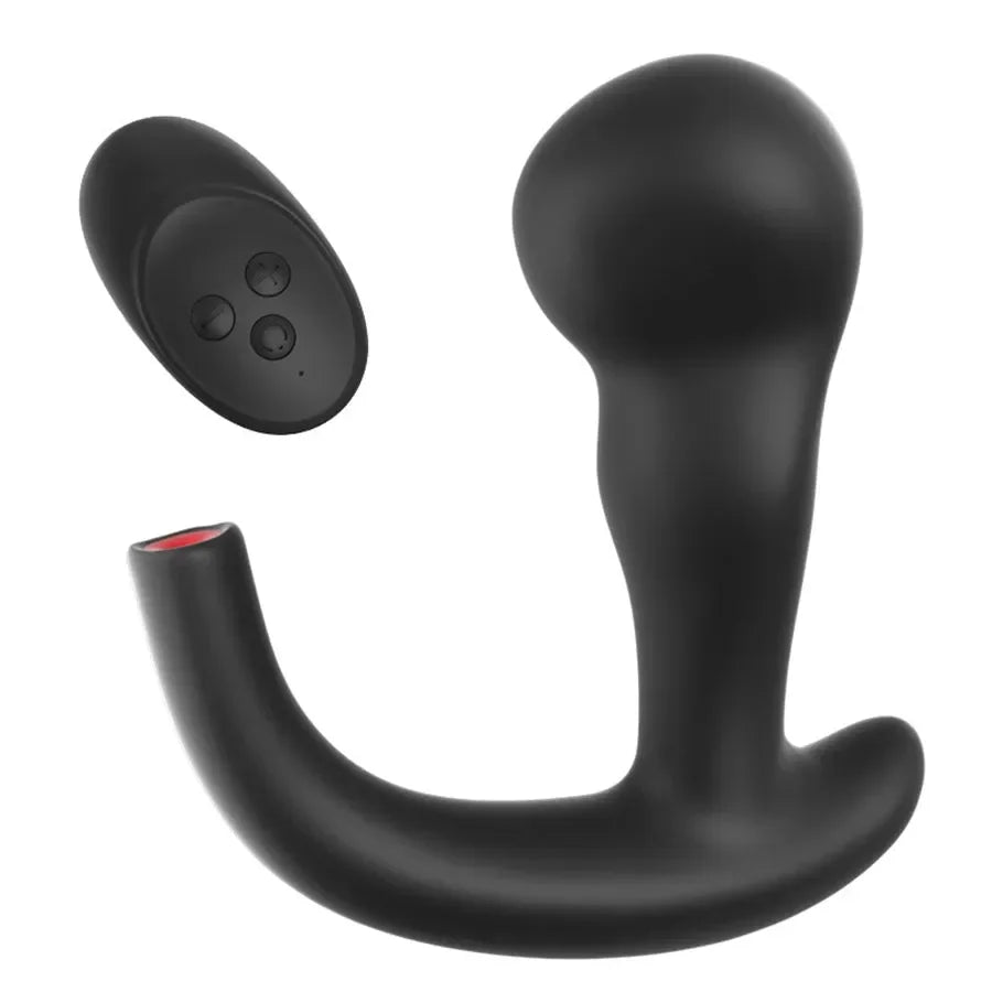 Inflatable Prostate Massager Anal Vibrator