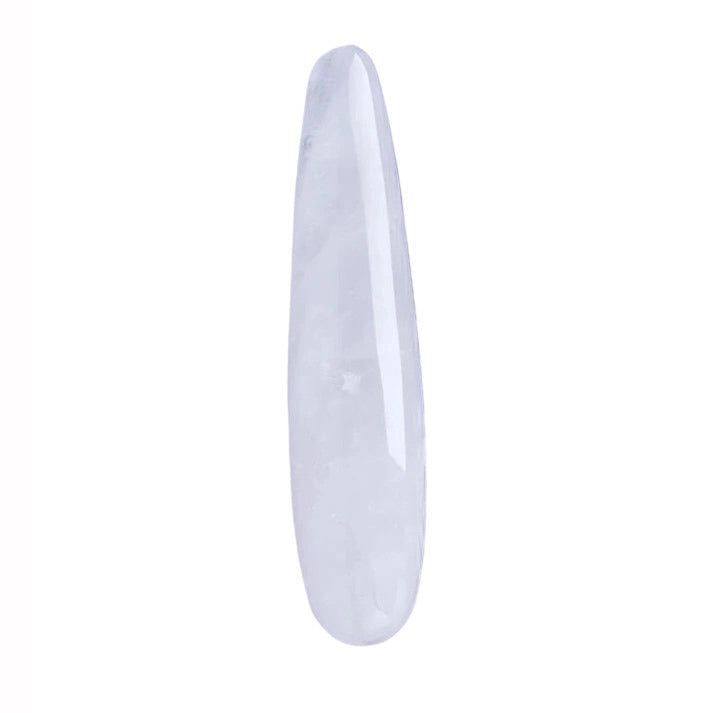 Large White Transparent Crystal Dildo