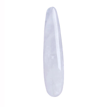 Large White Transparent Crystal Dildo