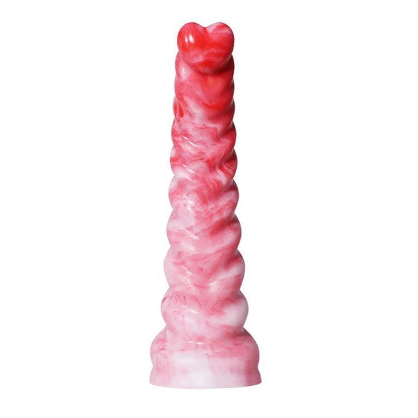 Love Ribbed Fantasy Anal Snake Dildo