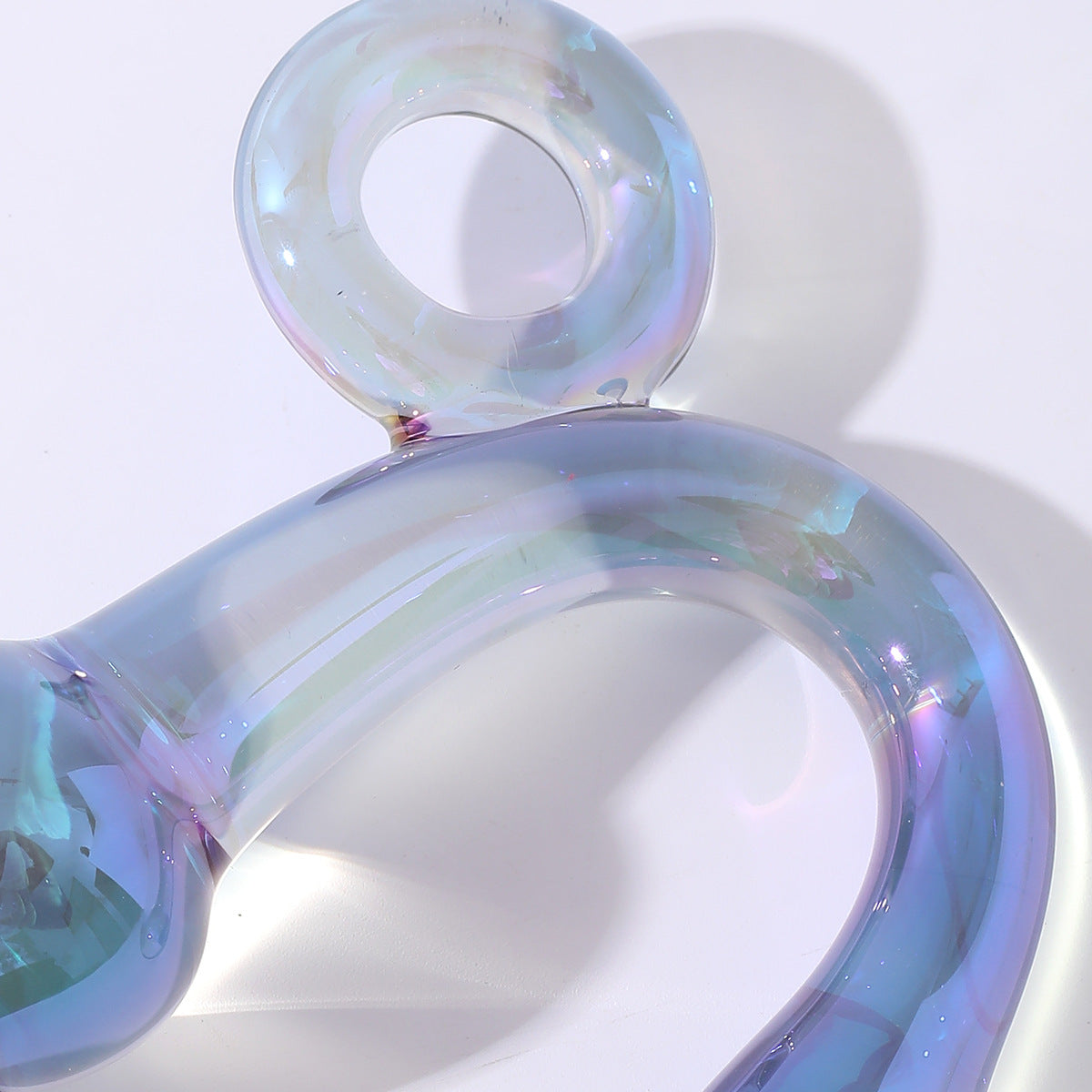 Dual-purpose glass G-spot dildo