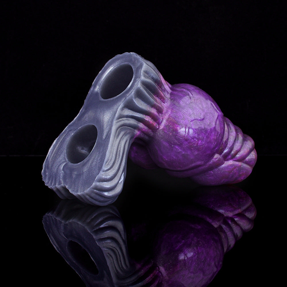 Purple Fantasy Knot Penis Girth Sleeve