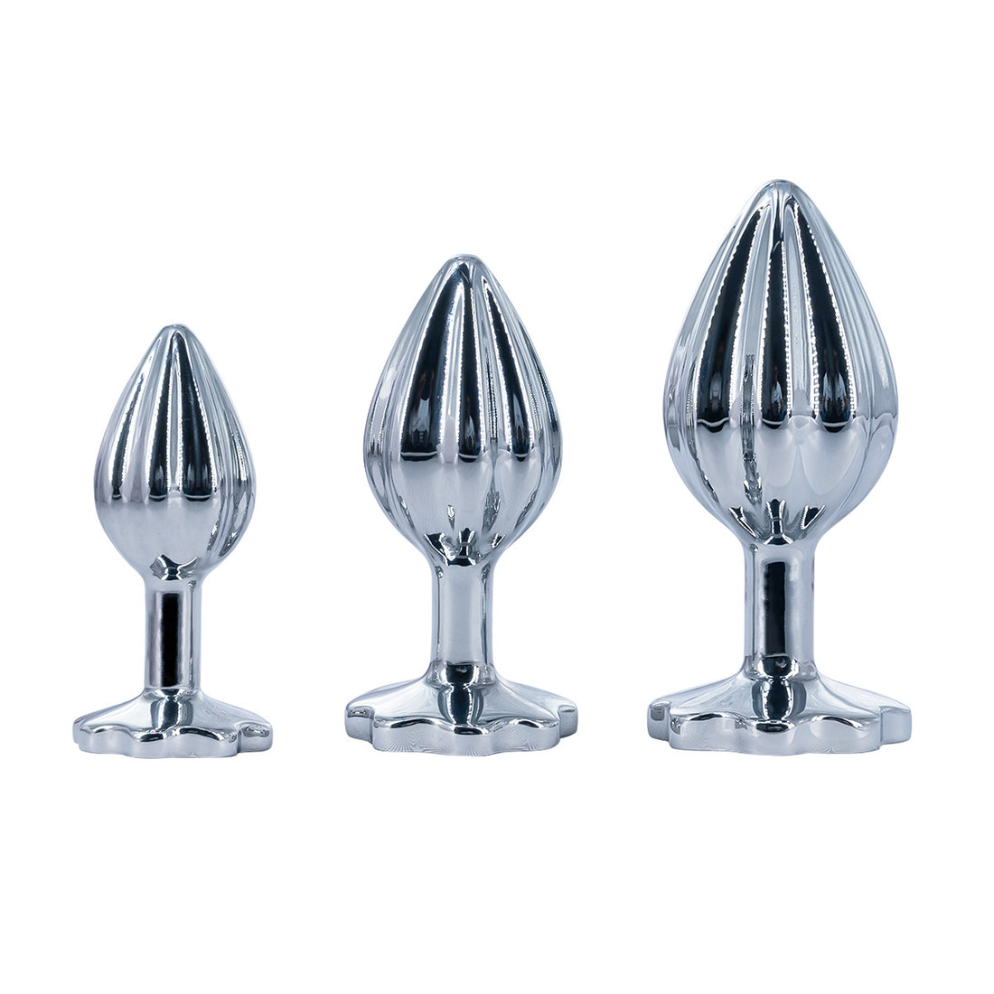 Plum Blossom Shaped Purple Jewel Butt Plug