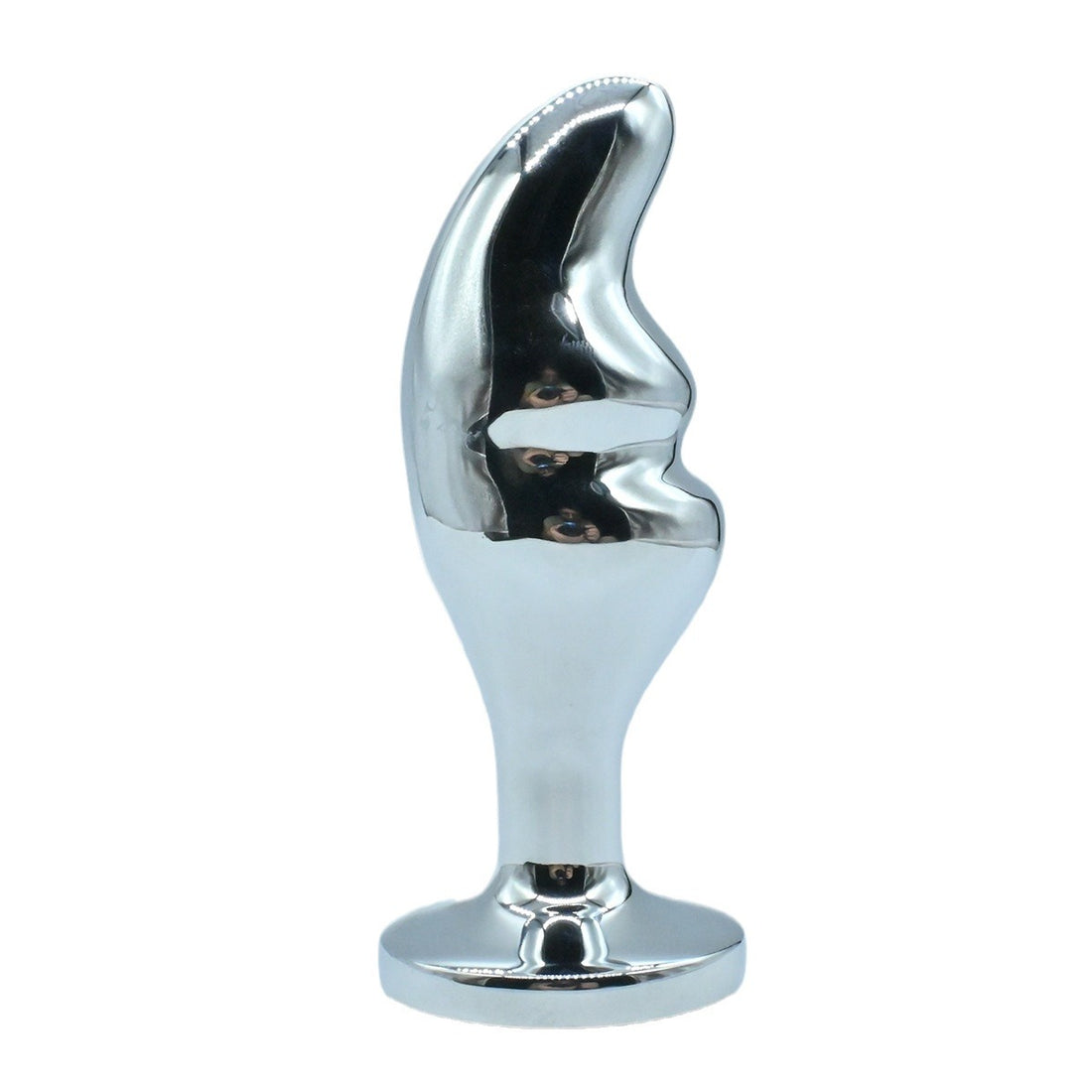 G spot Metal Purple Anal Plug with Gemstone
