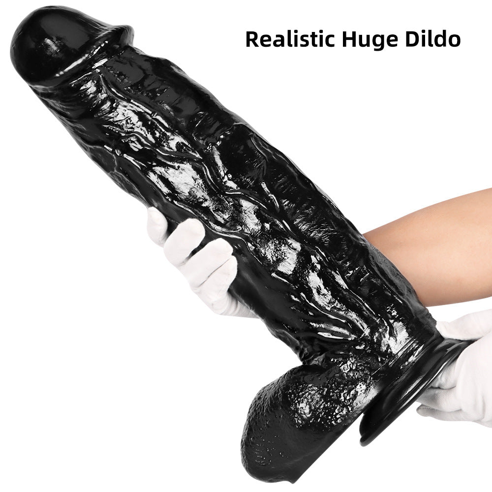 18 inch Black Huge Dildo