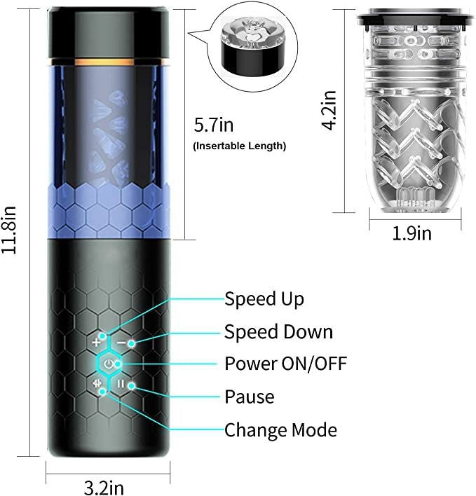 Rotating Fleshlight Boys Sex Machine Masturbator