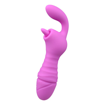 Rabbit Ear Quiet Dual-Stimulation Clitoral Massage Vibrator