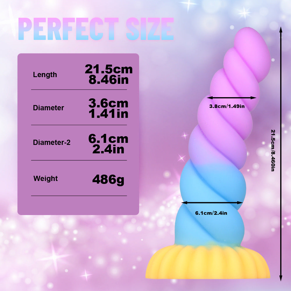 Fantasy Silicone 8inch Unicorn Dildo