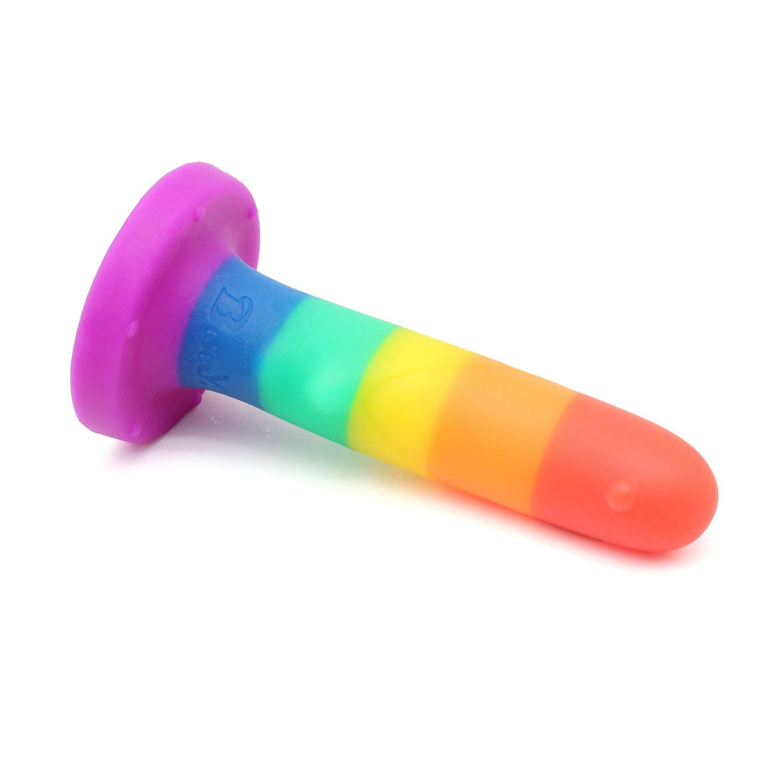 5.5" Anal Silicone Rainbow Dildo for Beginners