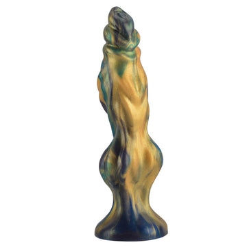Orange Dildo Fantasy Wolverine Knot Silicone