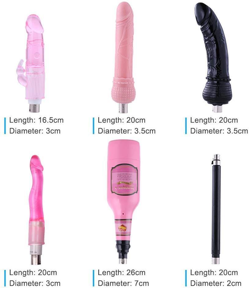 Sex Machine with Blowjob Dildo Attachment