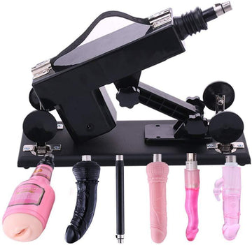 Sex Machine with Blowjob Dildo Attachment