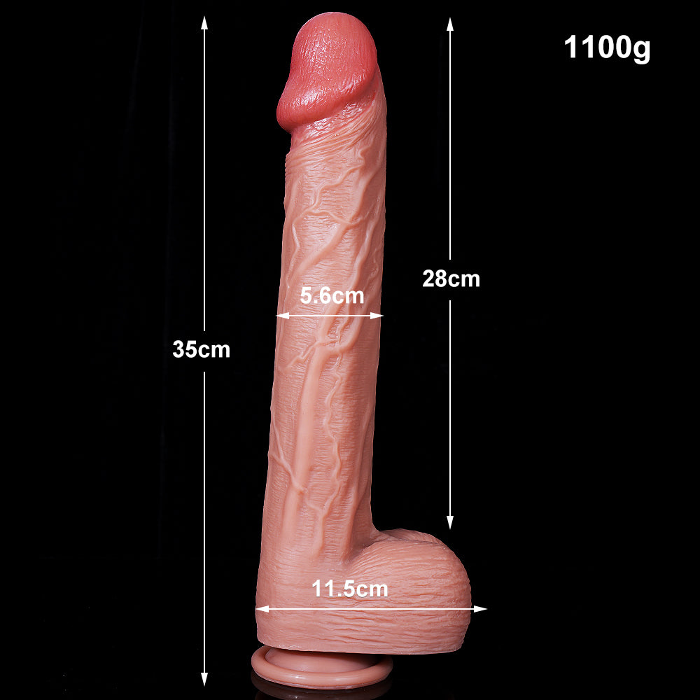 14 inch Realistic Silicone Giant Dildo