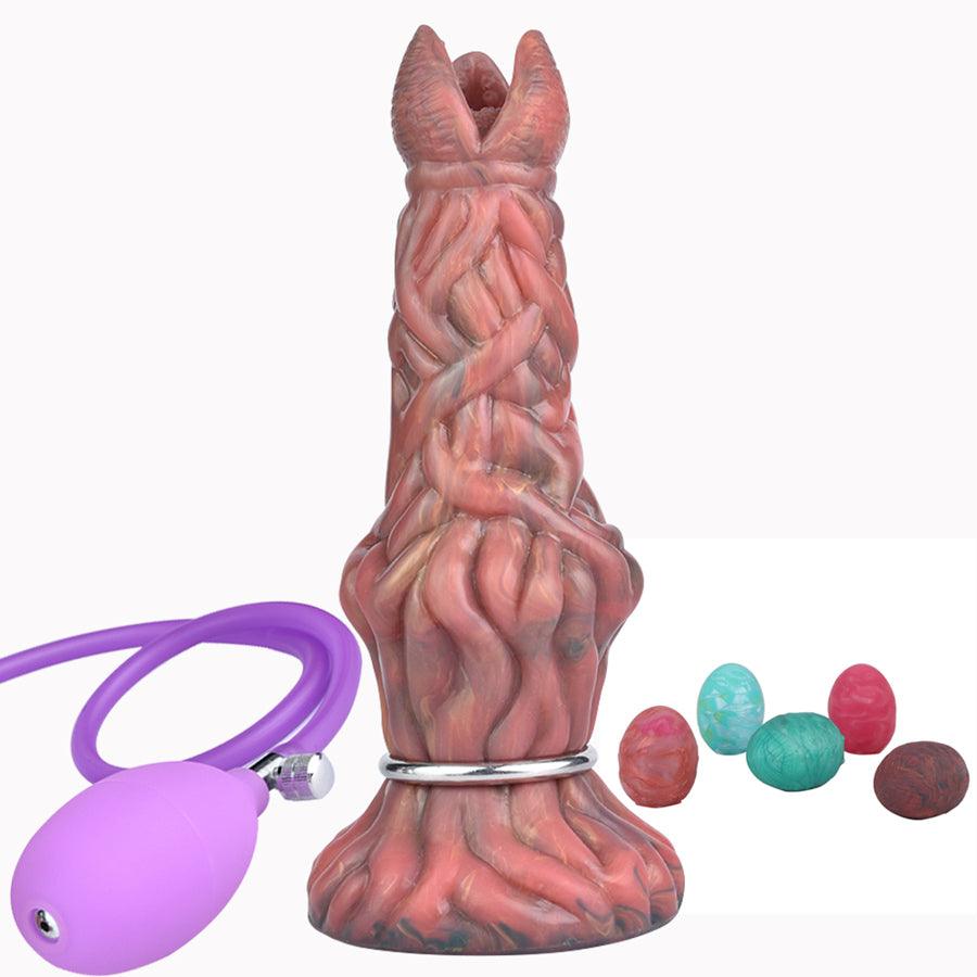 8 Inch Alien Glow in the Night Ovipositor Dildo