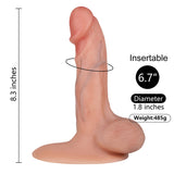 Load image into Gallery viewer, Dual Layered Liquid Silicone Realistic Dildo