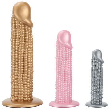 Soft Silicone Corn G spot Anal Plug Dildo