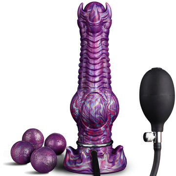9.84 Inch Purple Knot Monster Ovipositor Dildo