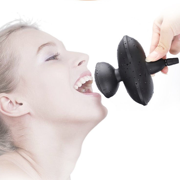 Mouth Inflatable Butterfly Gag Detachable Pump