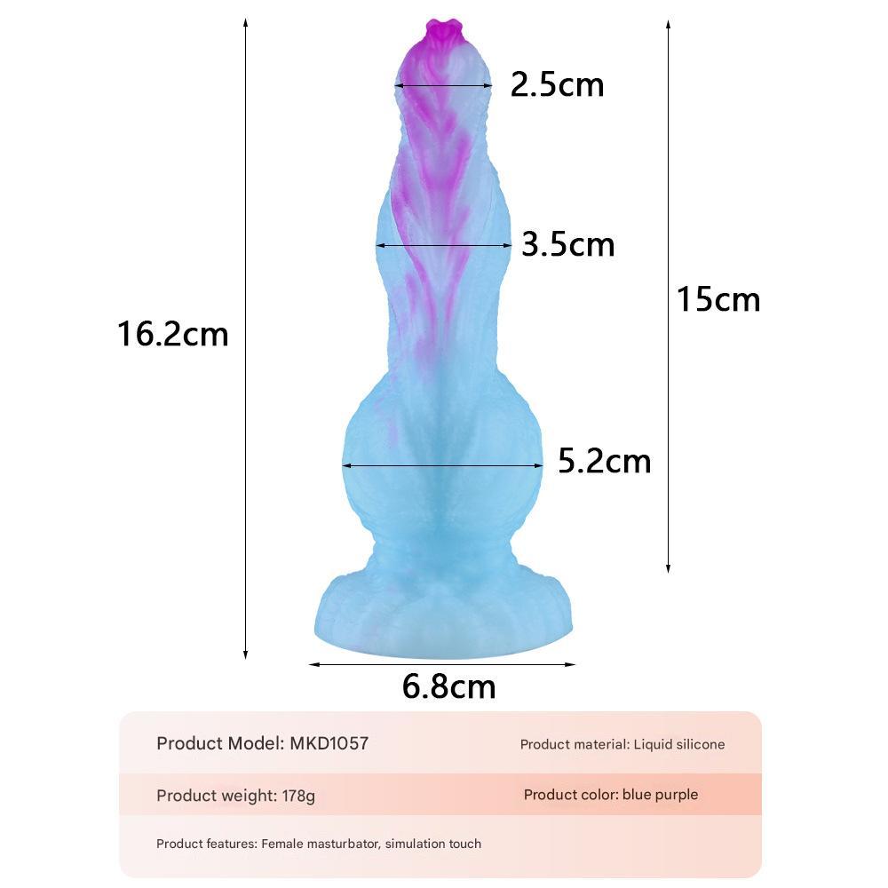 6 Inch Textured Wolf Dildo for Beginners