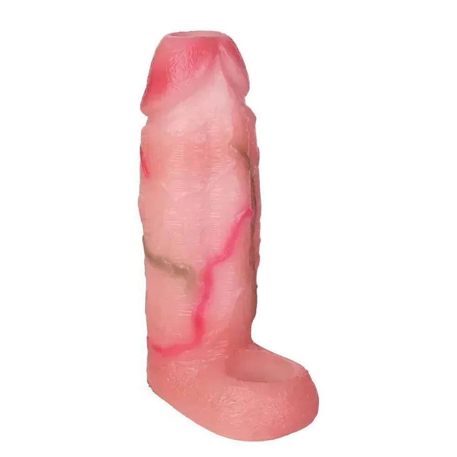 Pink And White Realistic 6 Inch Penis Sleeve