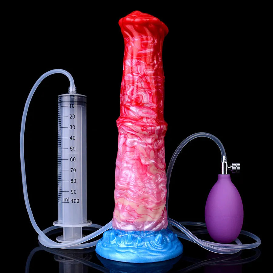 10 Inch Horse Cum Inflatable Dildo