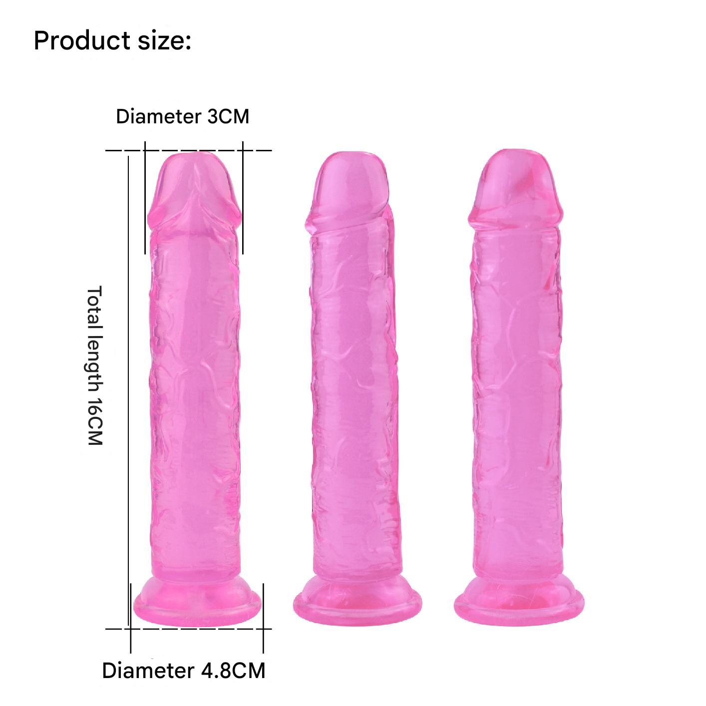 Crystal Clear Anal 6 Inch Dildo