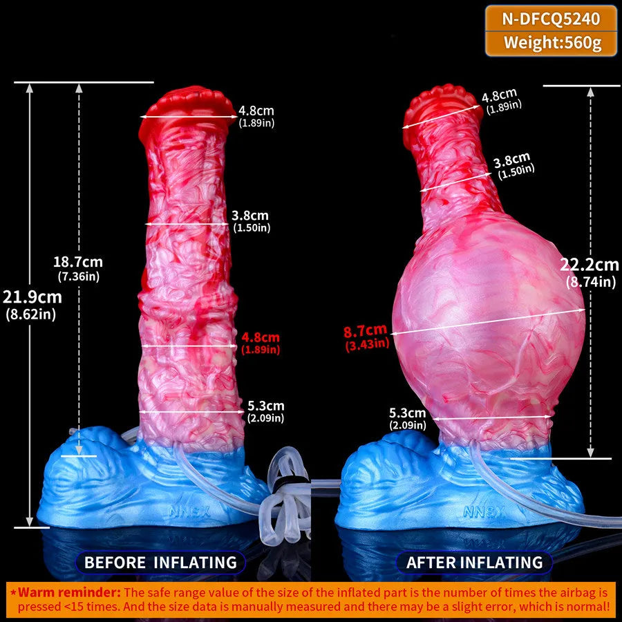 Horse Penis Inflatable Ejaculation Dildo