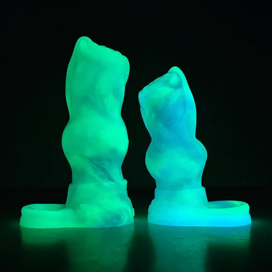 6 Inch Kont Glow In The Dark Dog Cock Sleeve