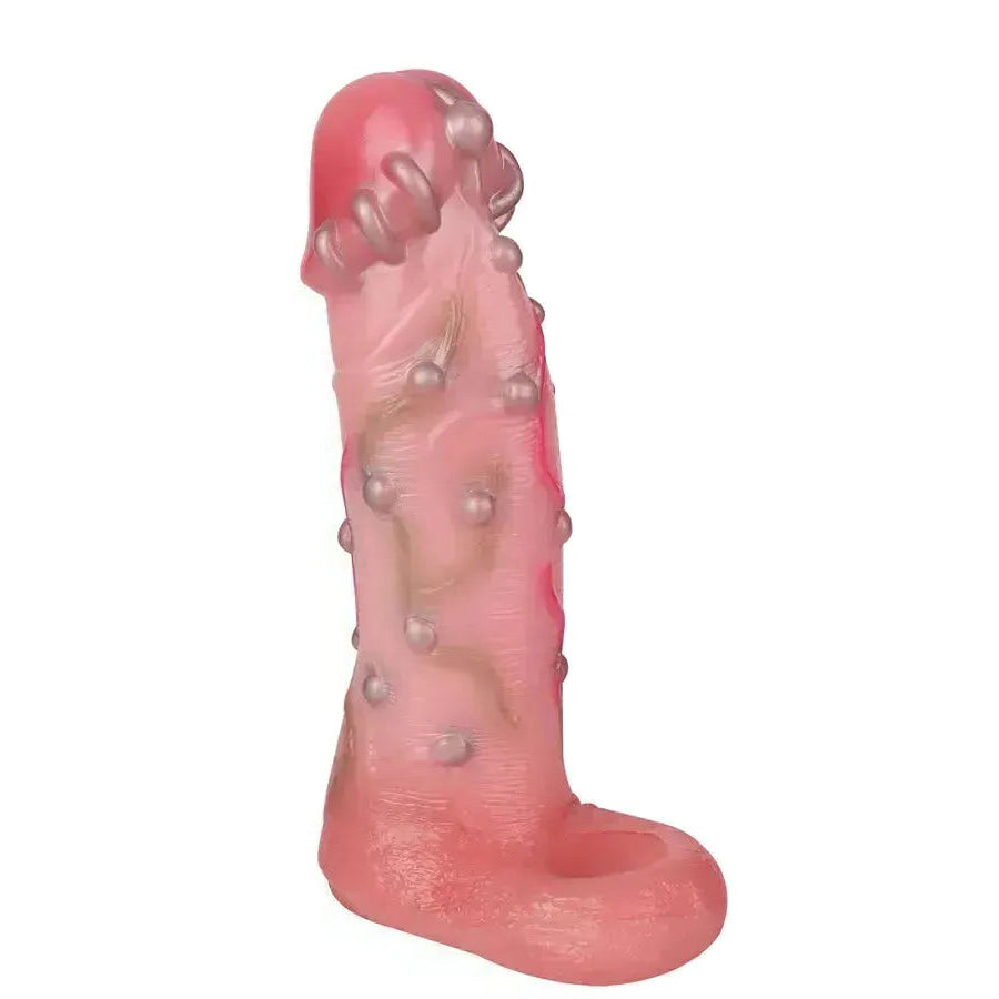 Studded 8.4 Inch Huge Penis Sleeve