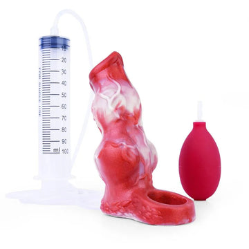 Double Knot Silicone Ejaculating Penis Sleeve