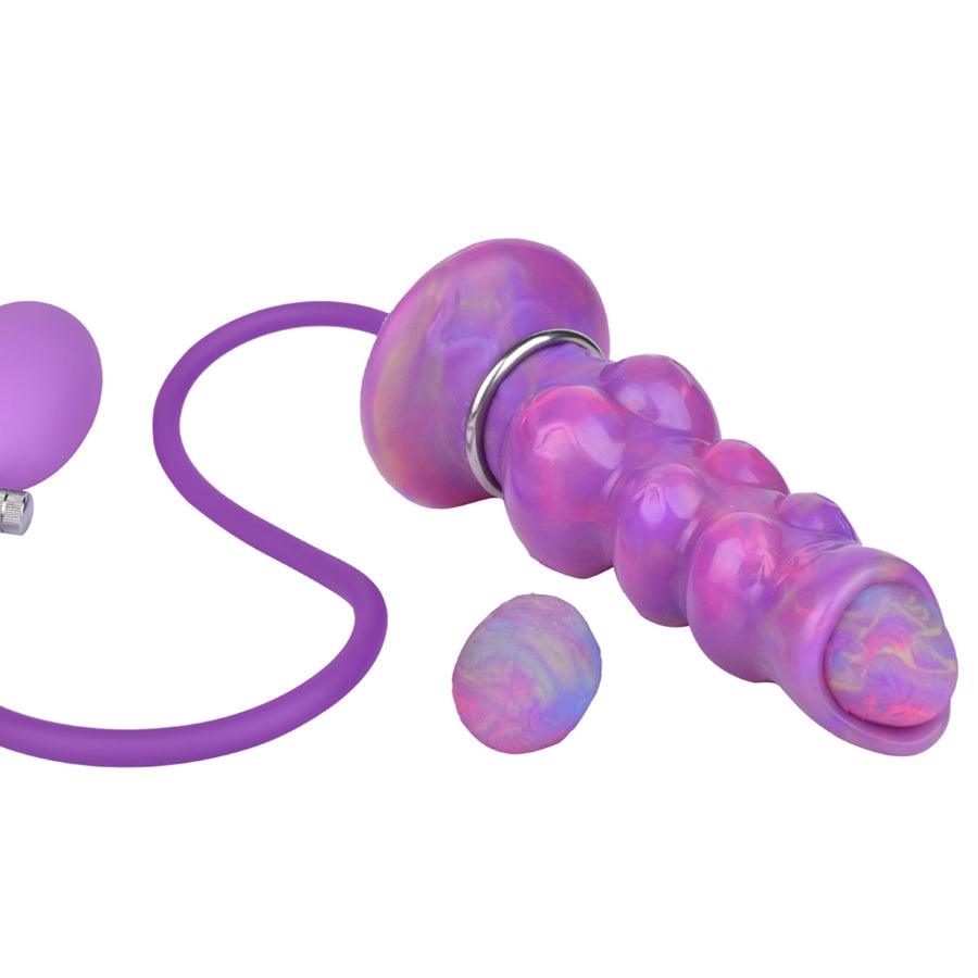 Tuberous Silicone Egg Laying Dildo